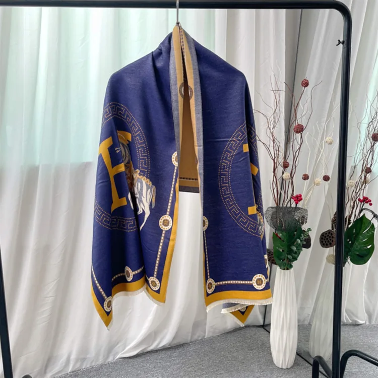 Manufacturer Hot Sale Ladies Winter Warm Cashmere Shawls Pashmina Scarf Luxury Women Scarves