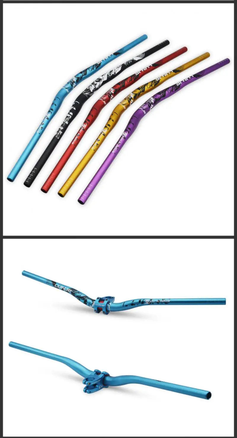 Swallow 31.8x720mm/780 Aluminum Alloy Handlebar MTB Riser Handle Bar Downhill Bike Road Parts Accessories