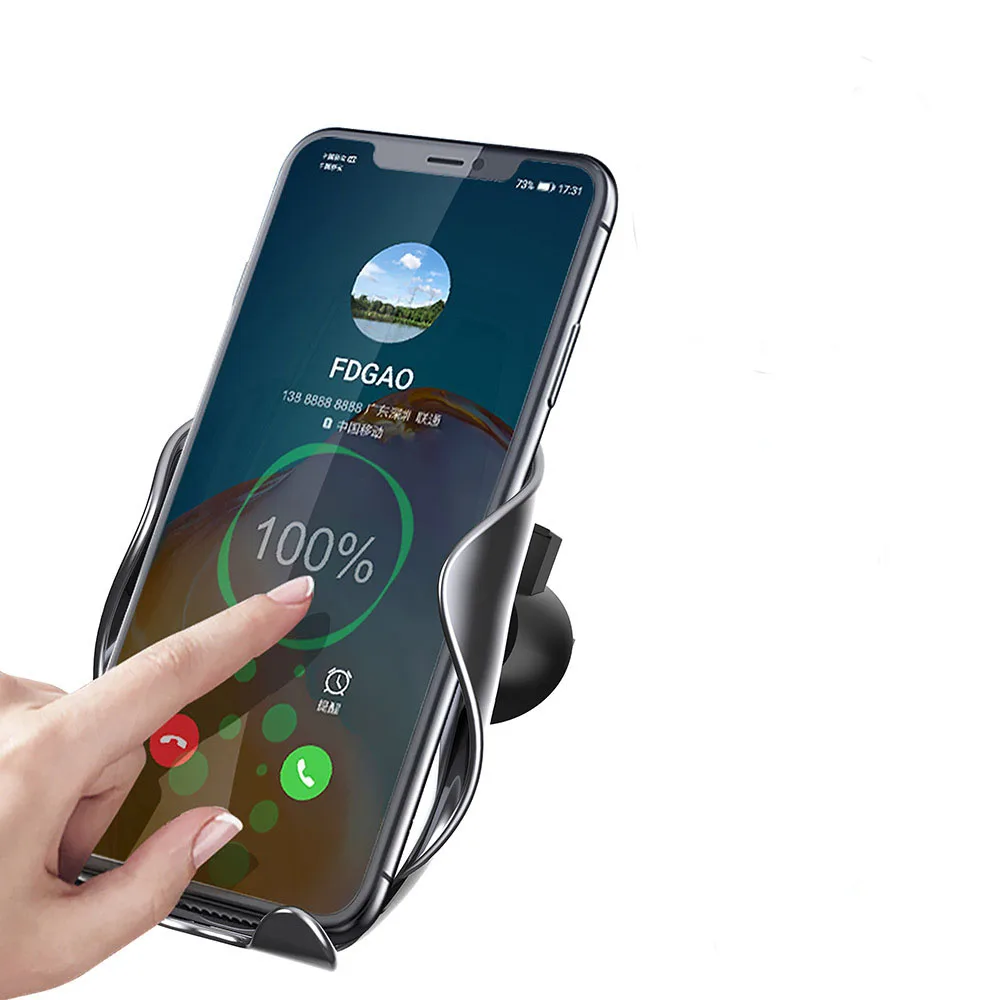 Best Selling Products 2021 In USA Amazon Touch Infrared Sensor Type C Wireless Car Charger 15W