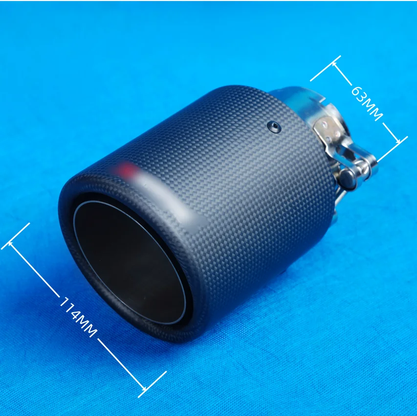 4.5-inch Made in China Bright Light muffler exhaust pipe Carbon fiber exhaust pipe