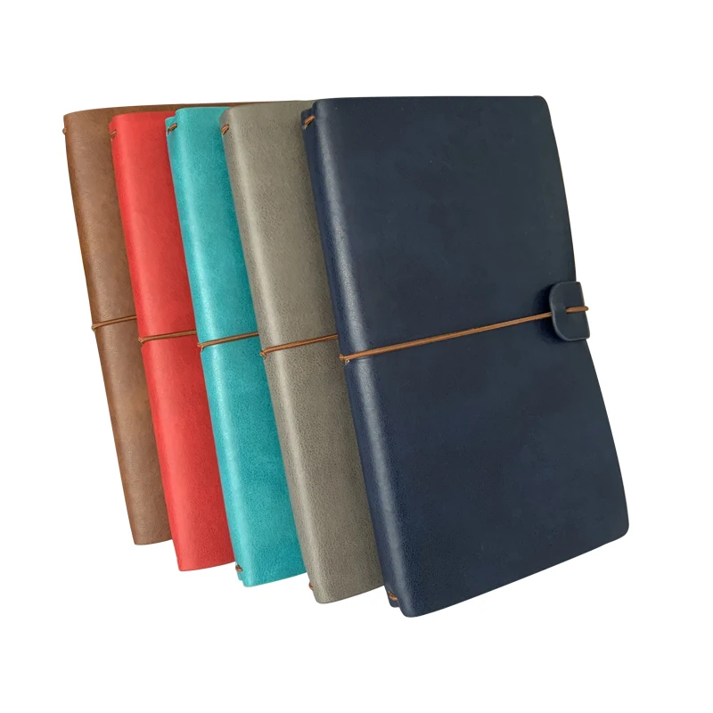 Factory direct supply stationery soft PU cover custom journal book printing