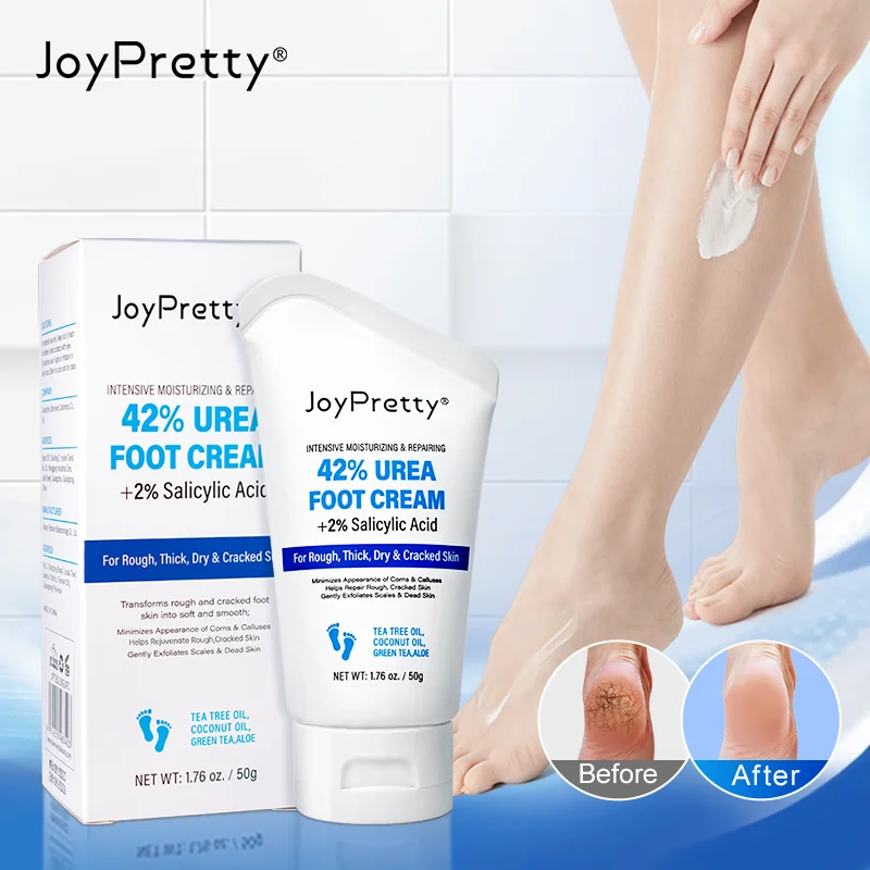 Wholesale Hot selling 42%  urea foot cream organic Cracked Heels Intensive Moisturizing Foot Repair Cream