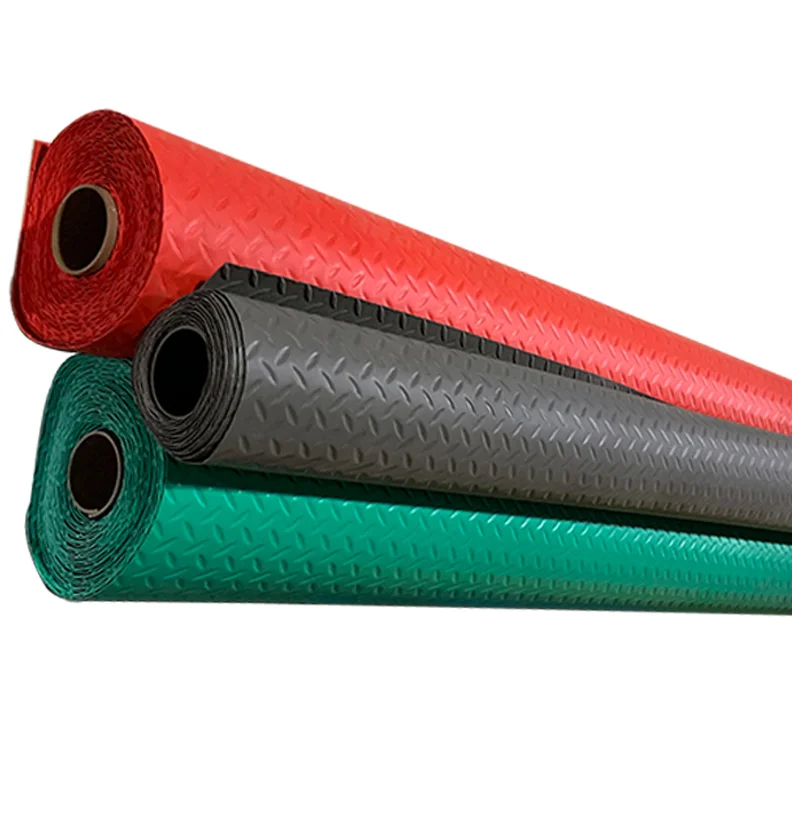 Coin  Plastic Pvc  Non-slip Bus Carpet Floor Mat  for Factory Workshop Warehouse