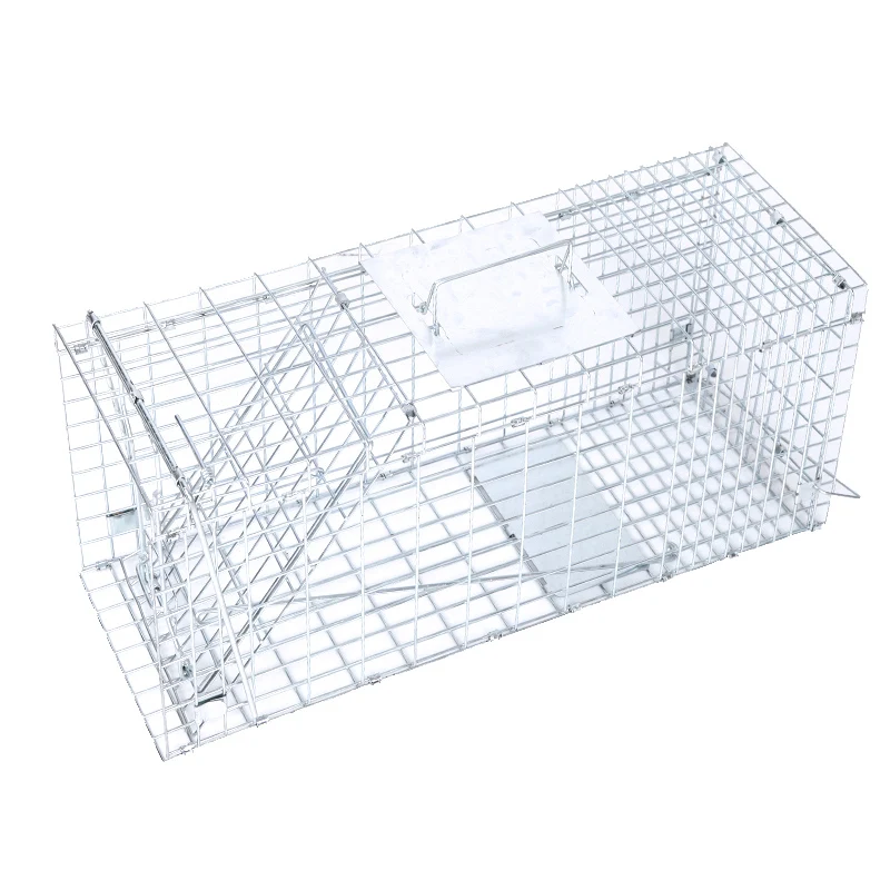 Easy use galvanized foldable automatic mouse traps rat trap cages