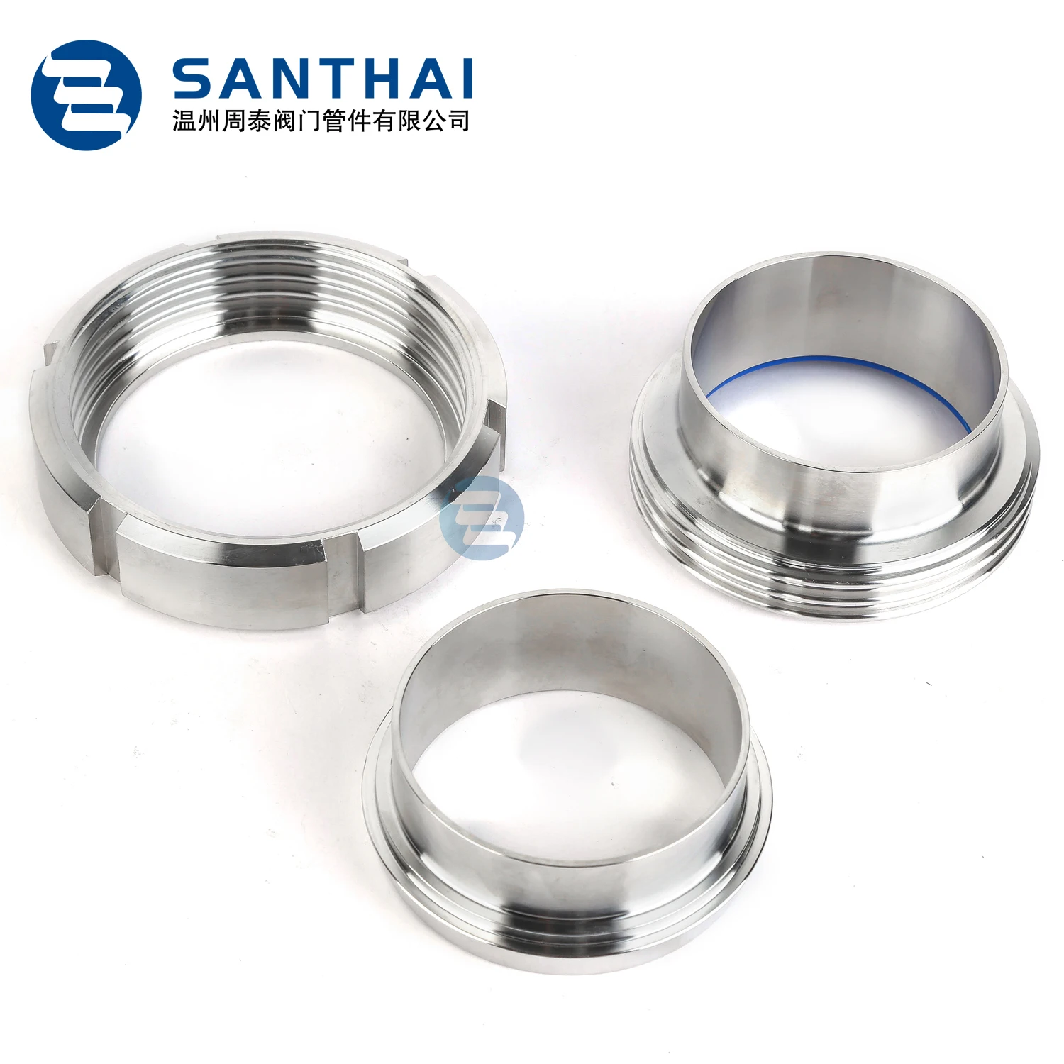 Santhai EPDM Sealing Sanitary Pipe Fitting Stainless Steel SMS Union Market Union Co