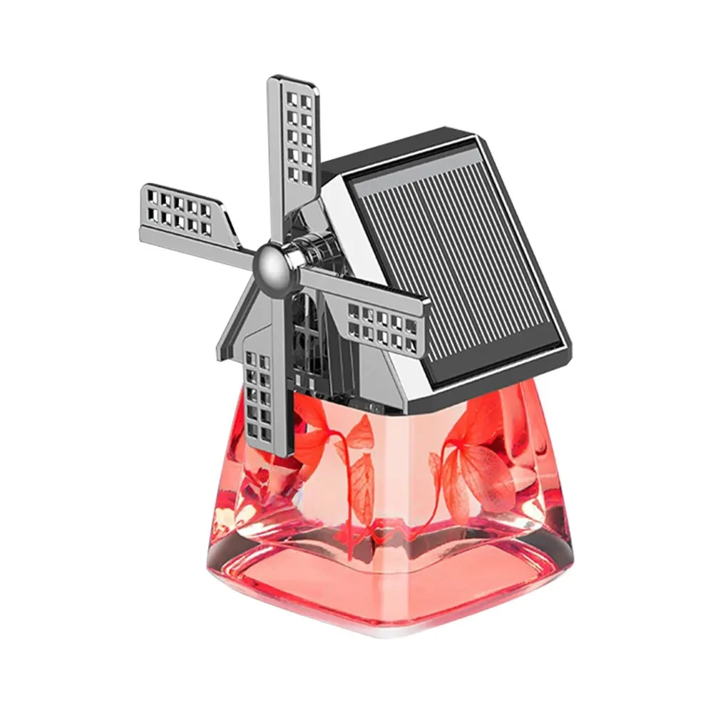 IKEDA multi smell Custom made solar energy car aromatherapy air freshener solar power car air freshener