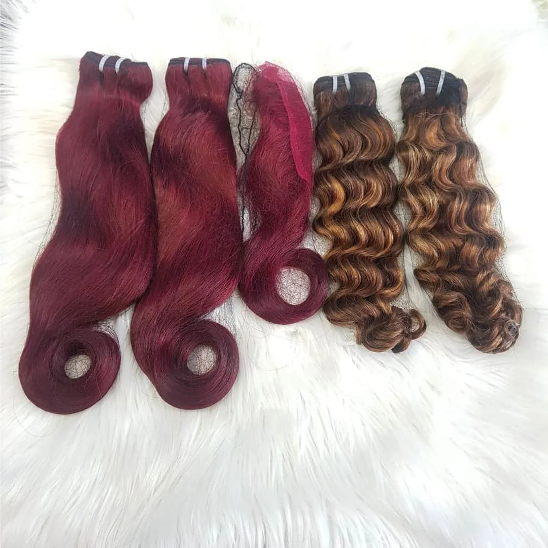  100% натуральные вьетнамские человеческие волосы 8 дюймов-32 дюйма прайс-лист волнистые для наращивания