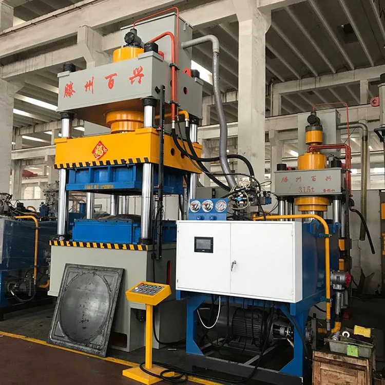 hydraulic presses are used to manufacture stainless steel water tanks