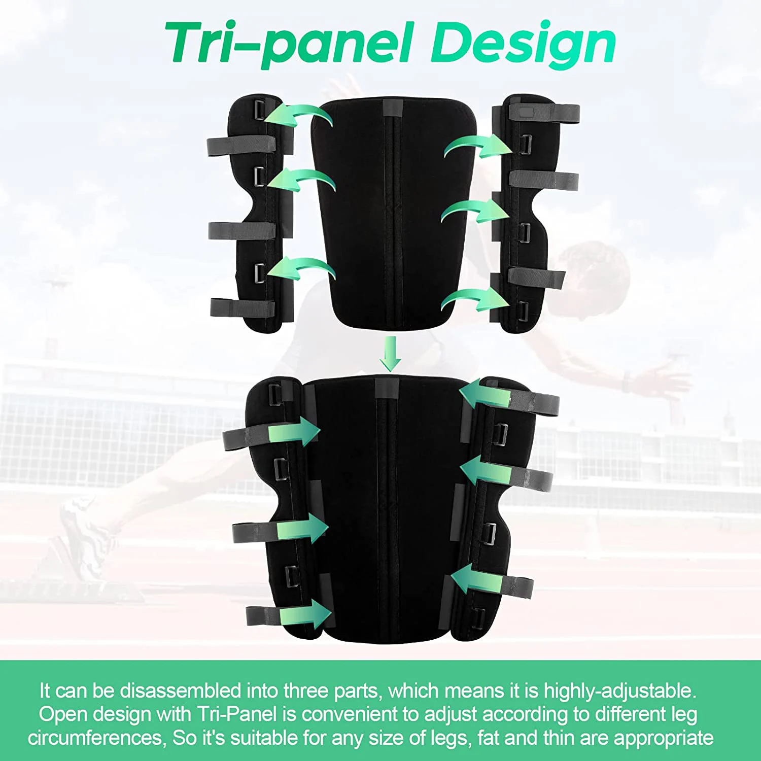 Kangda 20 years factory Free sample OEM ODM Knee splint tri-panel immobilizer knee brace