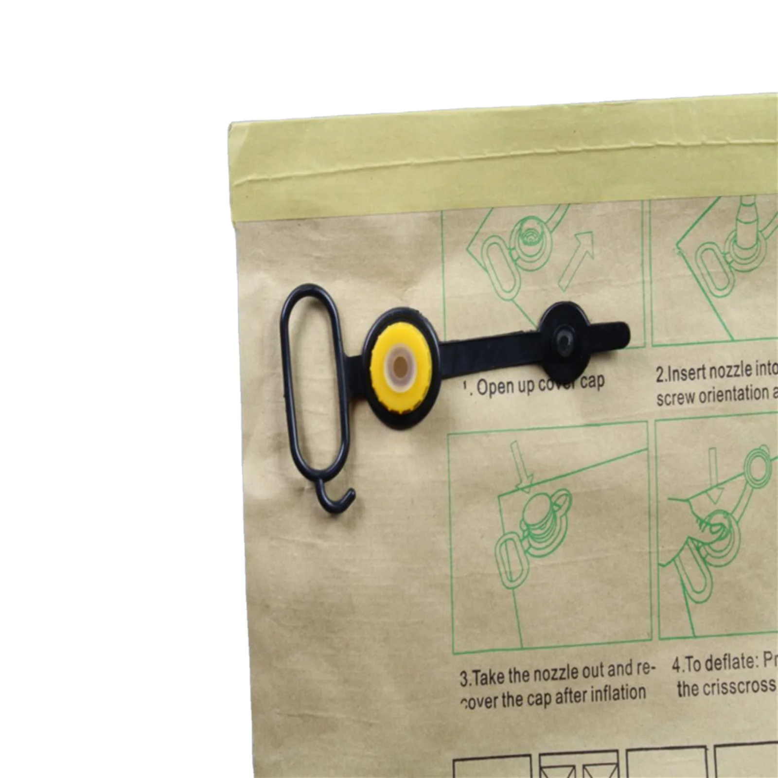  In Stock Factory Cheap Price Shock Resistance Shipping Container Inflatable Kraft Dunnage Bags Paper Air Bag