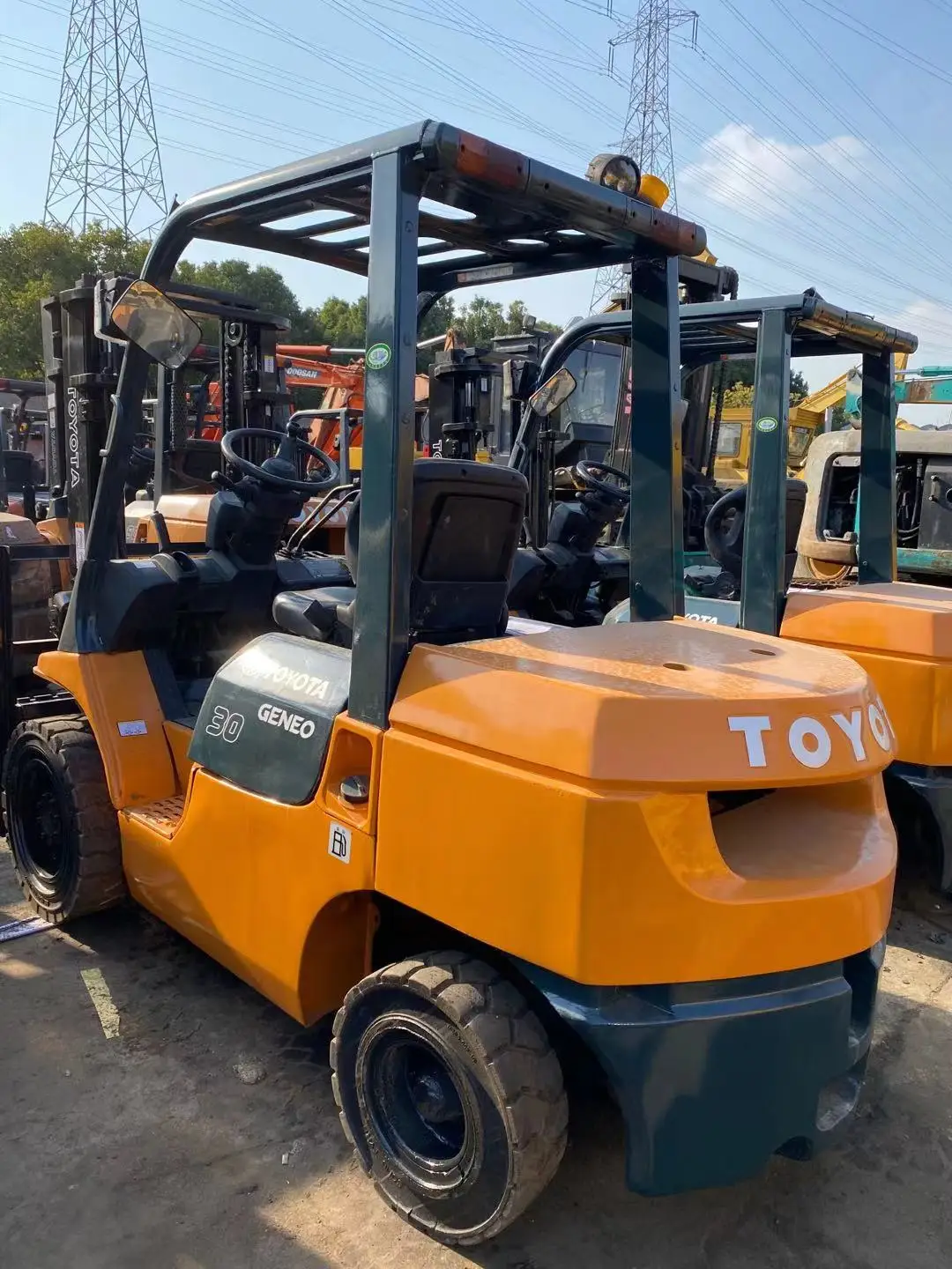 Second hand Toyota FD30 forklifts used Toyota FD30 diesel forklift cheap price diesel forklift in stock hot sale