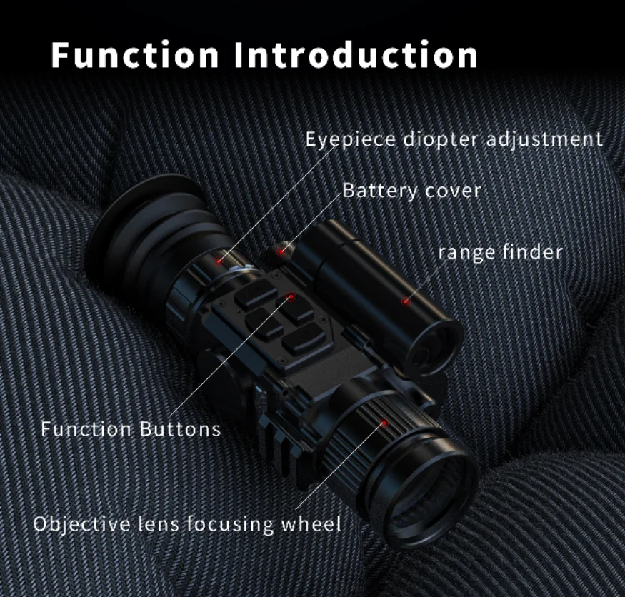 Waterproof outdoor Hunting Thermal Imaging telescope Sight Long Distance Look Night Vision infrared Monocular Thermal Scope