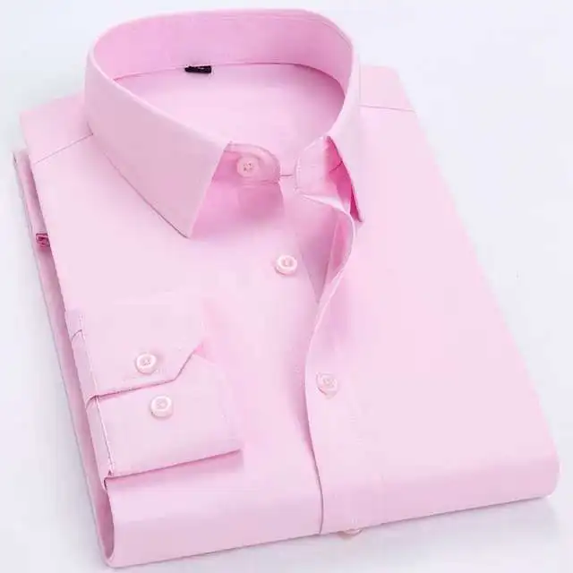 cotton oxford casual formal business dress tops blouse long sleeve soft slim fit high quality men formal shirt
