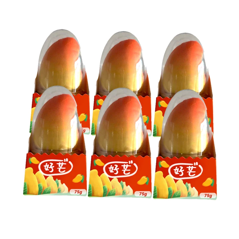Wholesale Exotic Ice Cream 75g*12 Fruit Ice Cream Peach Mango Best Selling Ice Cream