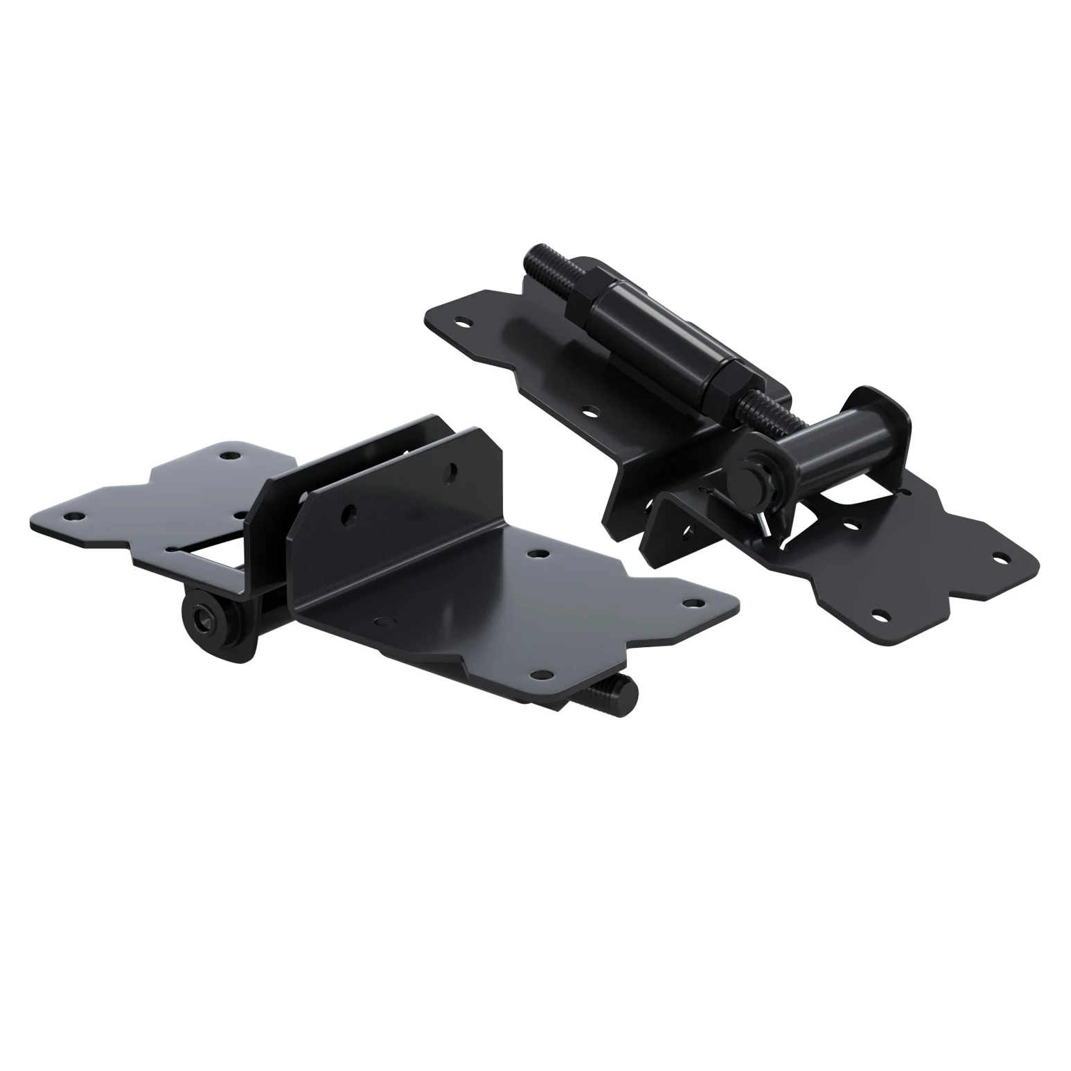 High Quality PVC Fence Gate Hinge Latches Modern Design Style for Garden Gate Hardware Kit Wholesale