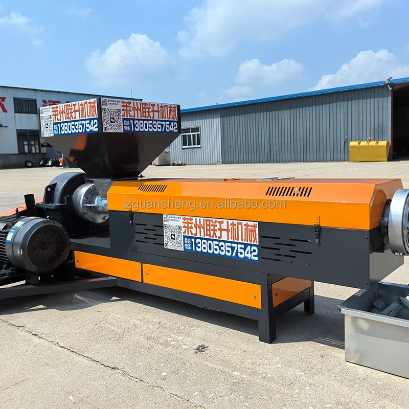 ABS crushing material recovery pelletizing production line PP PE waste plastic single screw mother granulator