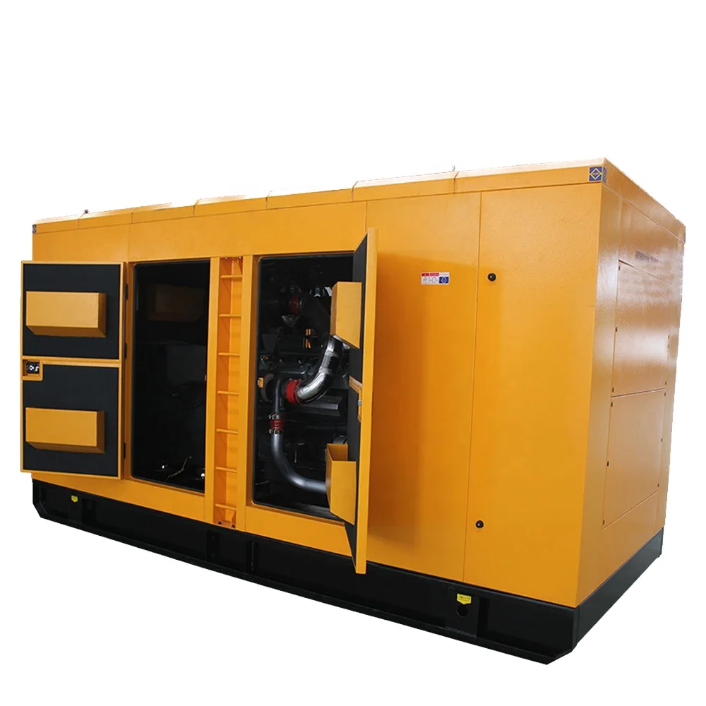 silent type diesel generator 80kw water cooled 100kva open container trailer mobile type generator diesel