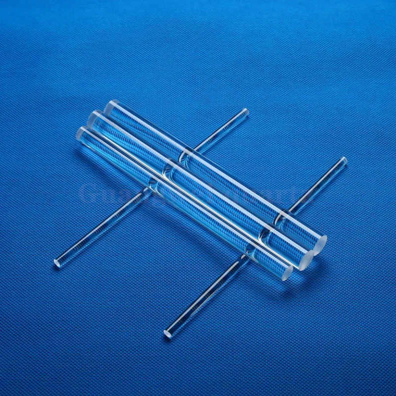 High purity high light transmission high temperature resistant quartz glass rod