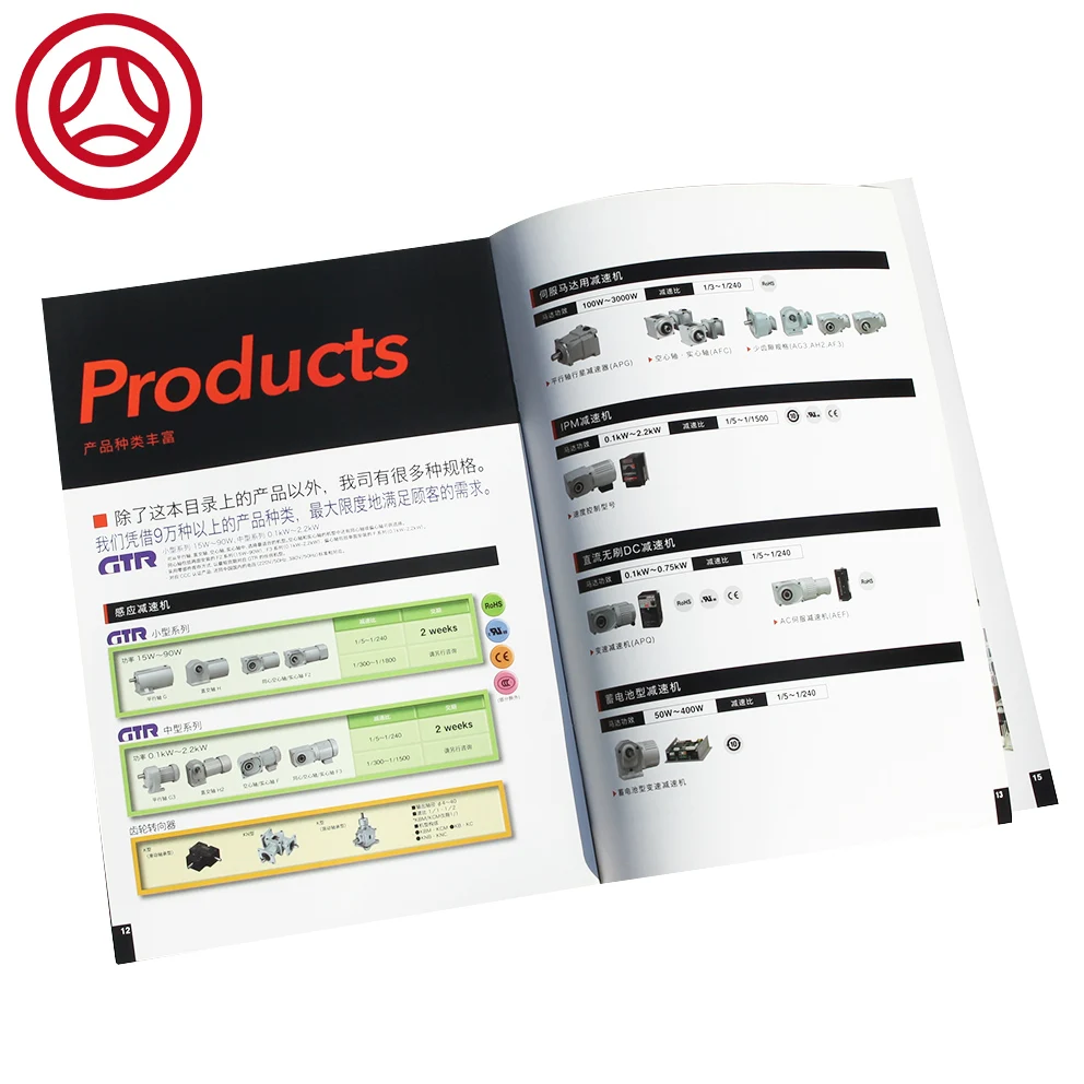 
Hot Sale Full Color Electronic Catalog Manual Printing 