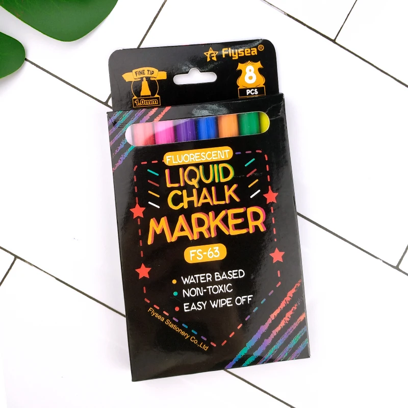 
Erasable Chalk Marker Pen 1.0mm Liquid Chalk Marker pen Use For LED Advertising Board 