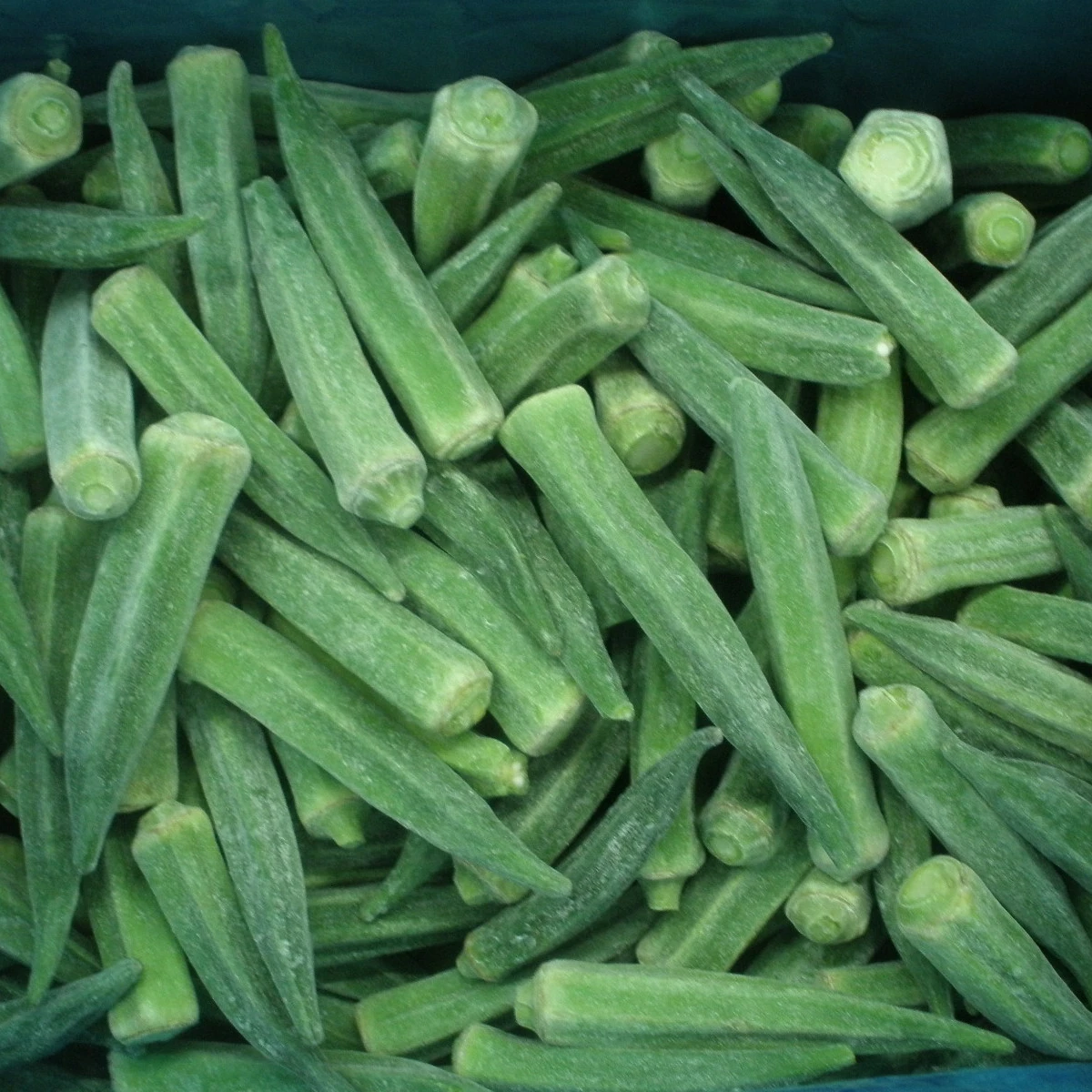 IQF Exporting Bulk Organic Whole Frozen Vegetable Okra Wholesale Prices Import China Nature a Grade EDIBLE SD Bulk Packaging 1*1