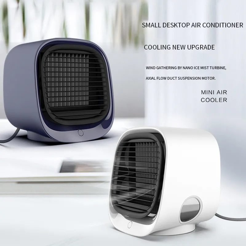 Portable Mini Air Conditioner Fan with Water Mini Air Cooler Fan Humidifier