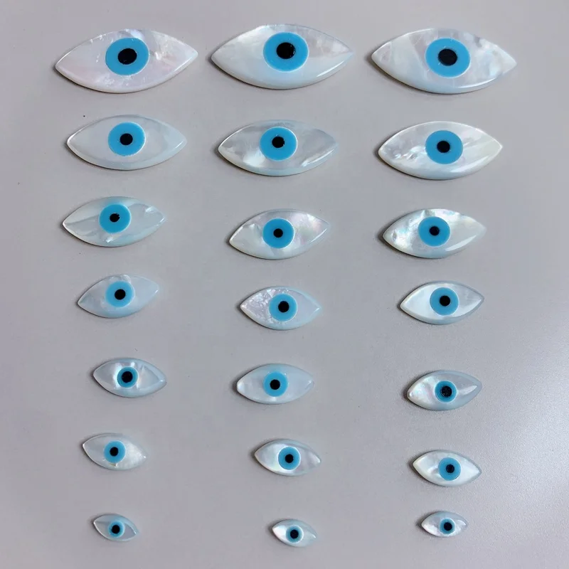 Wholesale Fashion Jewelry Accessories Beads Oval Evil Eye Marquis Eye diy Jewelry Making Custom