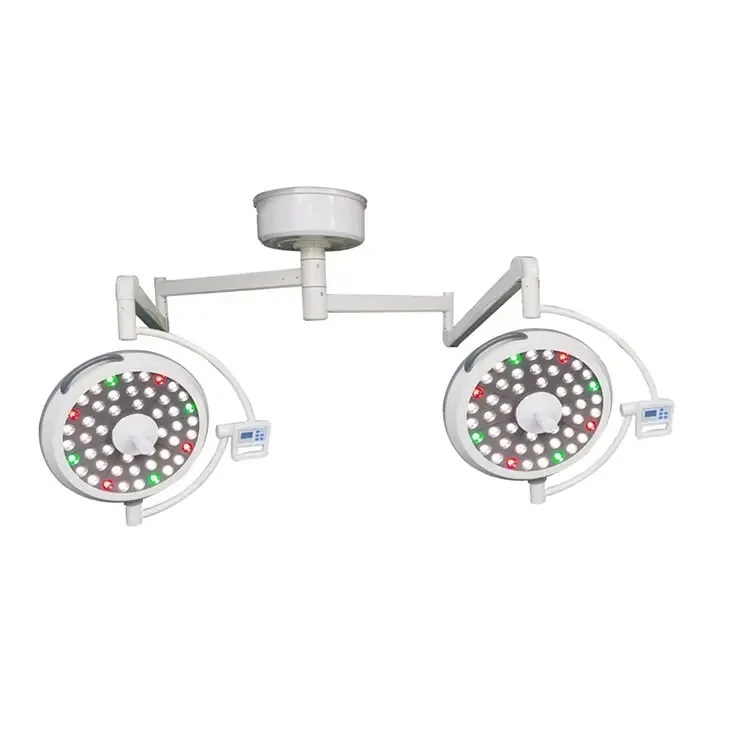 China Medical Equipment Supplier Double Dome Ceiling Mounted Surgical lamp Led endoscopy Surgery Lamp Operating Light