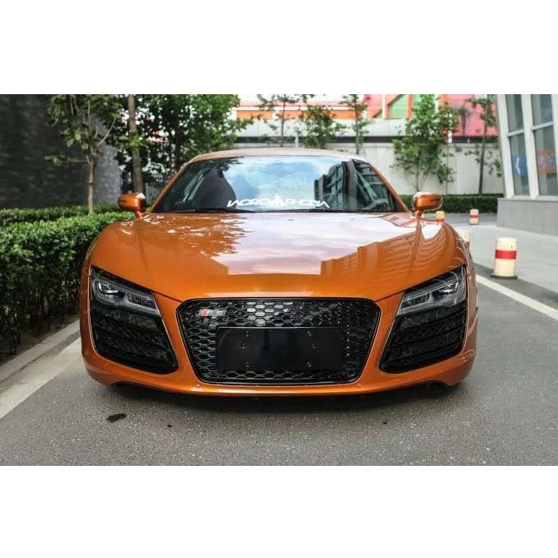 Детали кузова решетка переднего бампера яркая черная для Audi R8