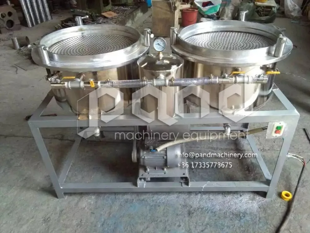 double vacuum cooking oil filter sunflower oil machine