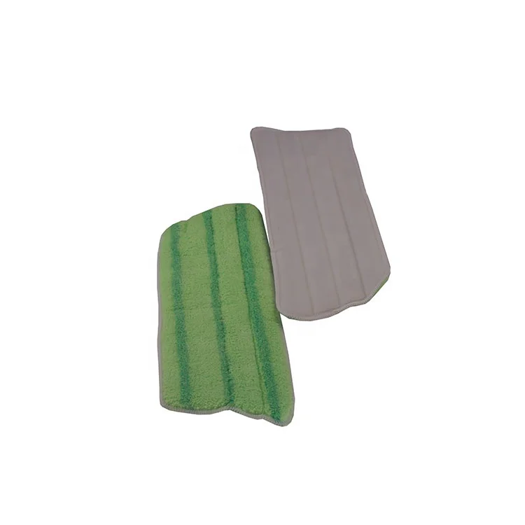 Green Natural Bamboo Highly Absorbent Soft Microfiber Mop Head Pads