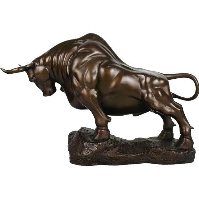 Bronze statue Life size bull sculpture Customized bronze bull