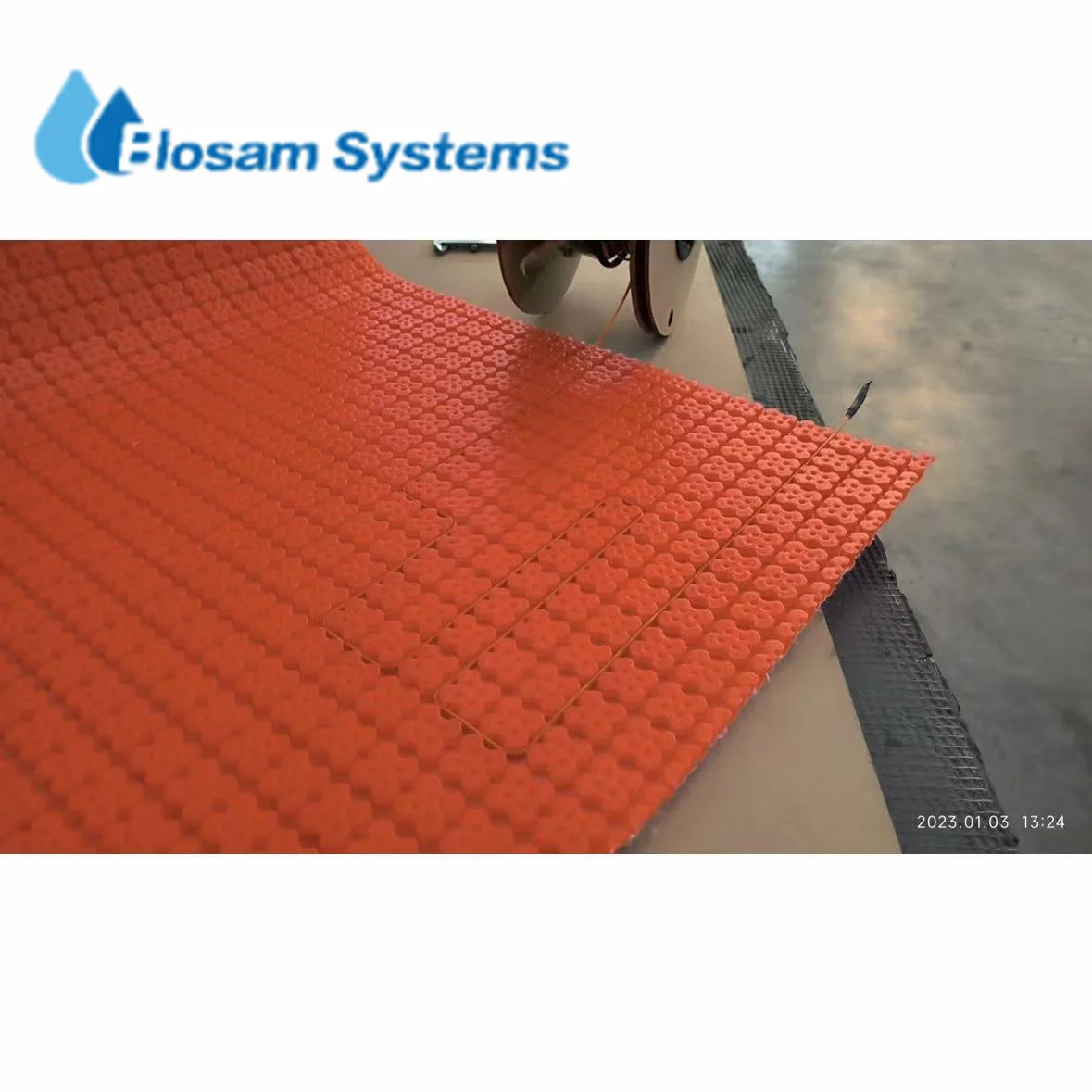 Uncoupling heat waterproof membrane under floor tiles/uncoupling membrane 705 Uncoupling Membrane for bathroom foundation