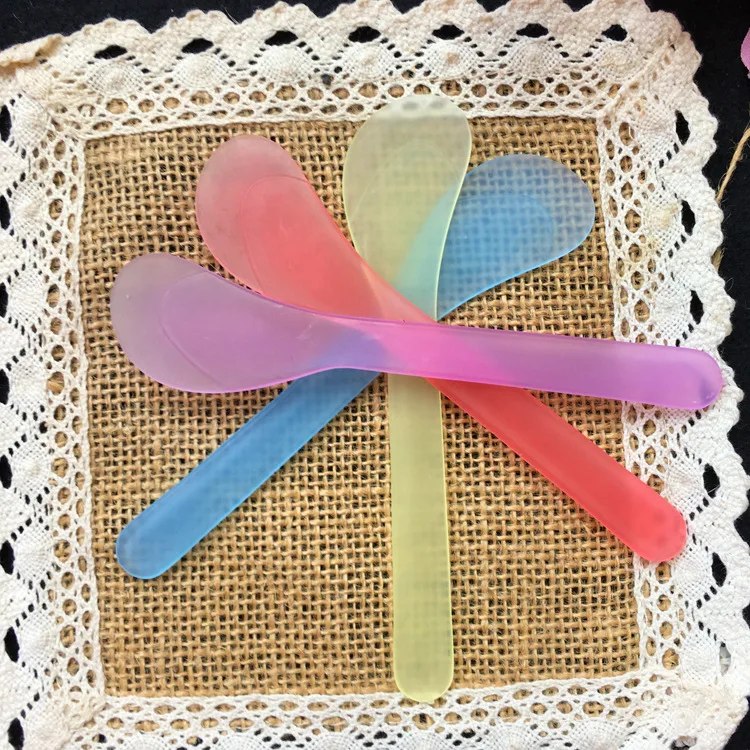 Китайские поставщики, пластиковый шпатель для косметических кремов, косметическая ложка, шпатель для лица, ложка и пробка для личной гигиены