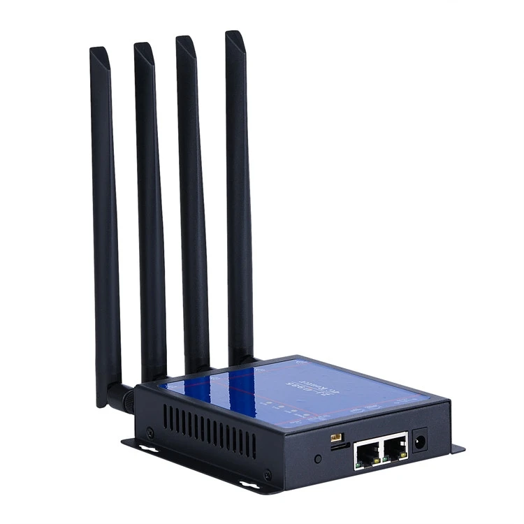 Industrial grade router with SIM card and high gain 5dB antenna