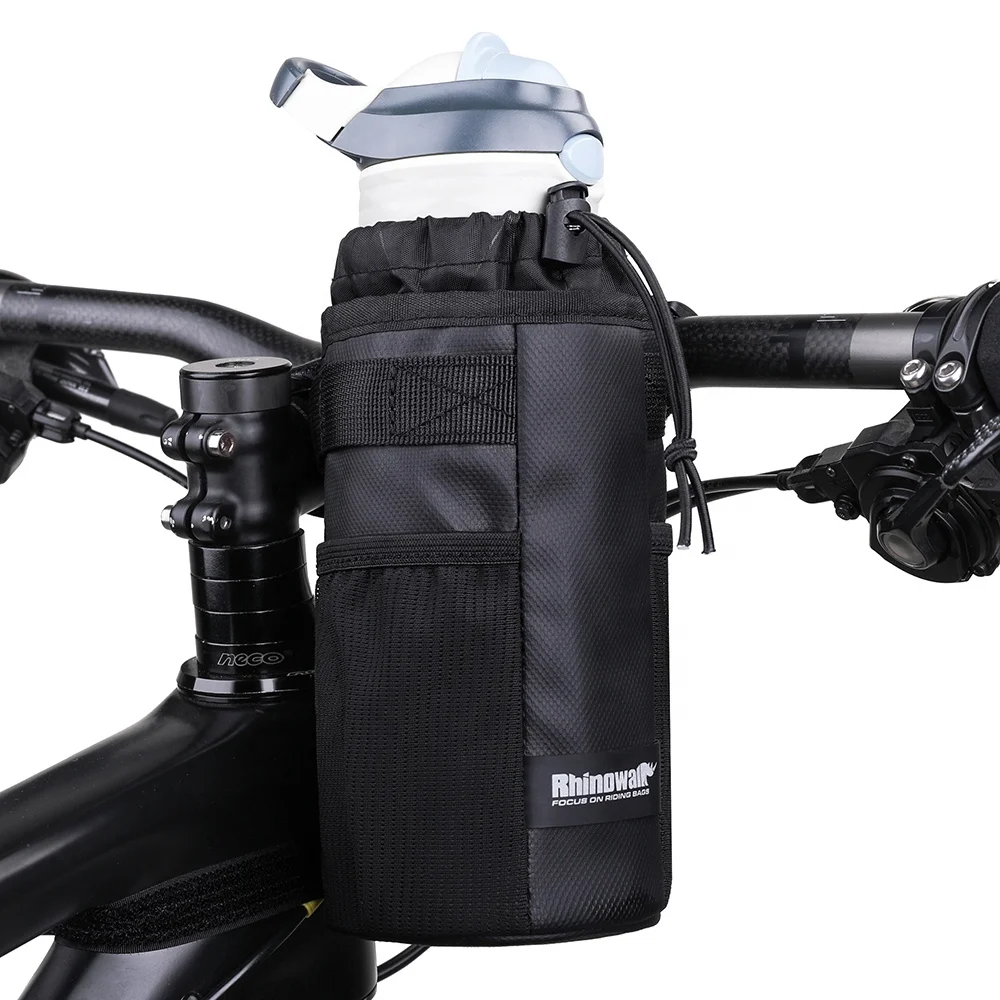 Rhinowalk Bike Seam Bag Handlebar Snack bag for Bike Touring Cup Bottle Drink Holder for Bicycle Cycling