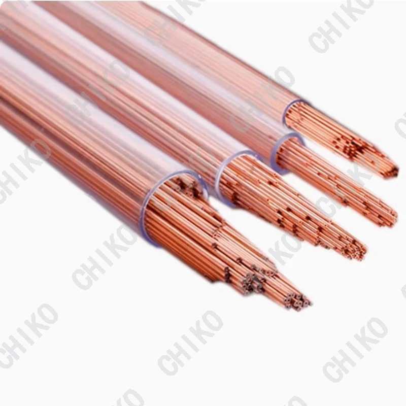 Copper EDM Electrodes Multi hole copper EDM electrode tubes Single Channel Multi Channel Copper Electrodes for small hole drill