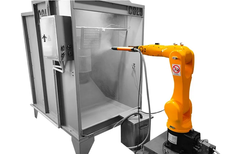 Robotic arm coating spraying automatic system