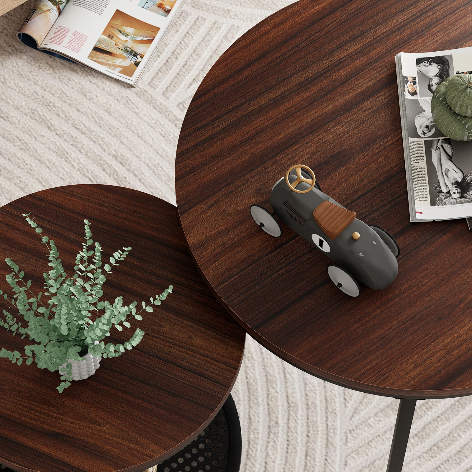 Роскошный журнальный столик из кованого железа с мраморной текстурой минималистский набор мебели для гостиной