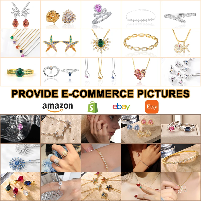 Factory In Stock 18K 14K 10K 925 Silver Round Cut VVS Moissanite Diamond Halo Engagement Wedding Ring 1~6ct Fine Jewelry Women