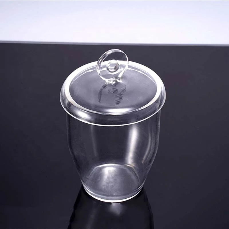 High Temperature clear melt quartz crucibles quartz glass melting crucible for Laboratory