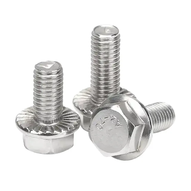 Hex Flange Bolts Hot Products  Alloy Steel/Stainless Steel Chinese  Factory Direct Sales  for Industrial