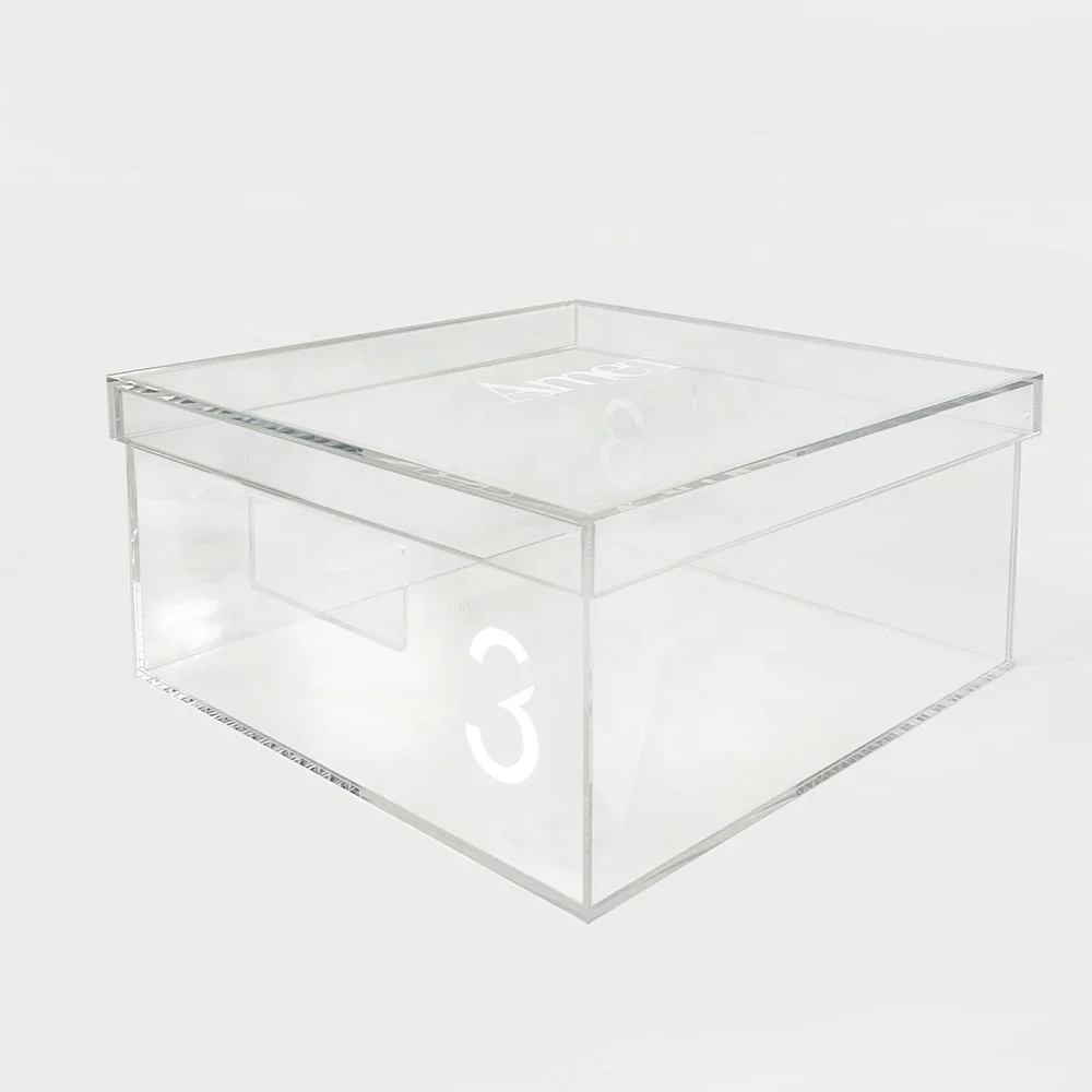 Органайзер для ювелирных изделий прозрачная акриловая шкатулка сережек колец браслетов ожерелий подарок на день рождения День святого Валентина