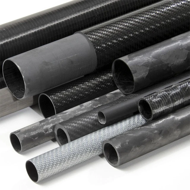 customize factory manufacturing 1000mm twill matte Plain weave 3k carbon fiber tube rod pole pipe