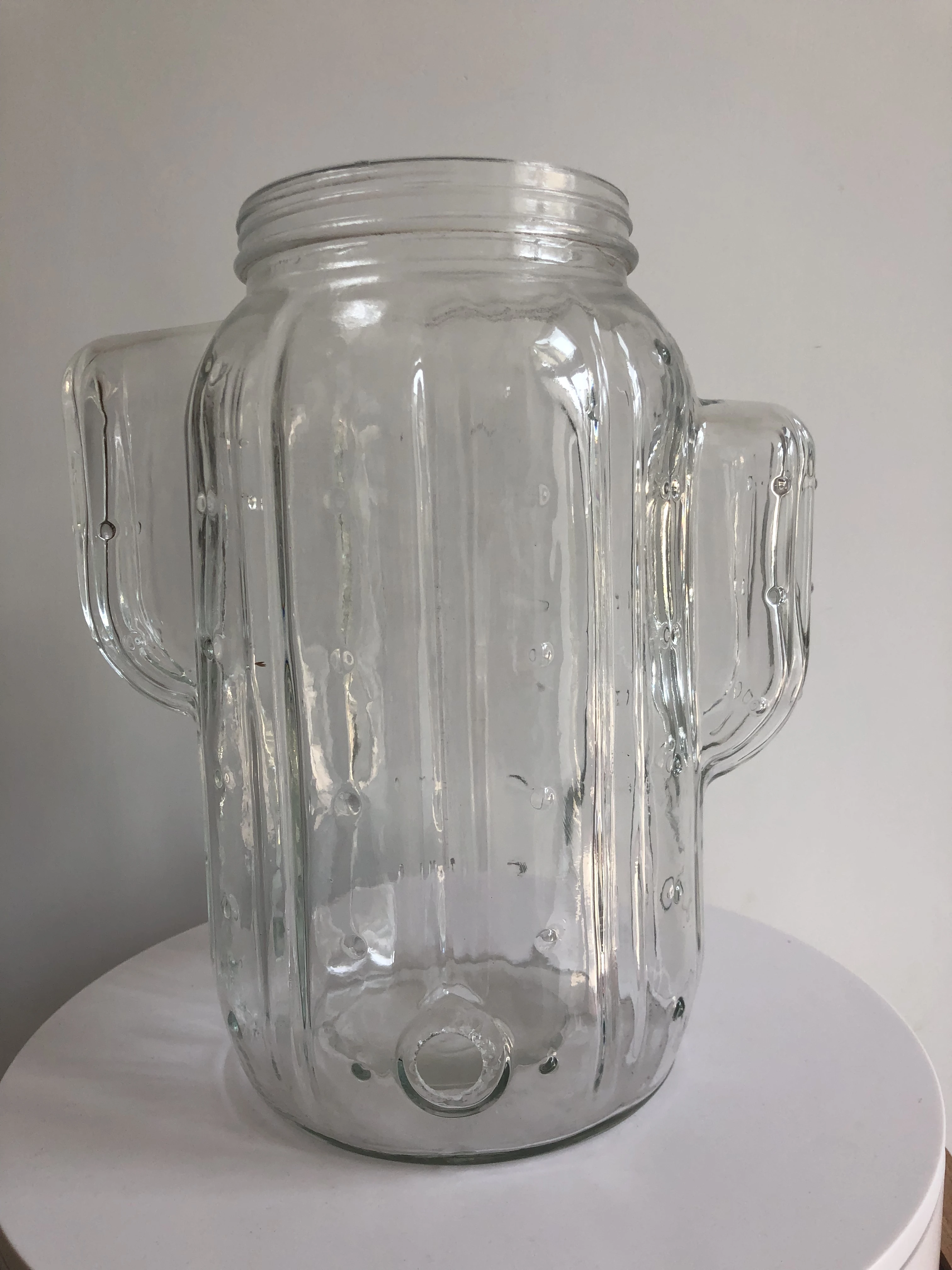 New Design 6L Beverage Glass Dispenser with Lid and Tap Freshness Preservation Cafes and Coffee shop use