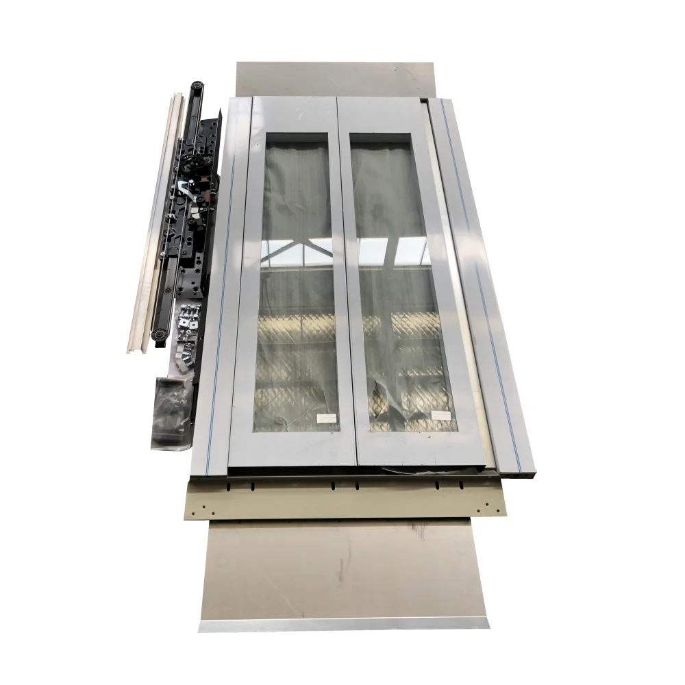 ZOWEE lift door operating system 700mm 800mm elevator landing door for passenger lift with header sets