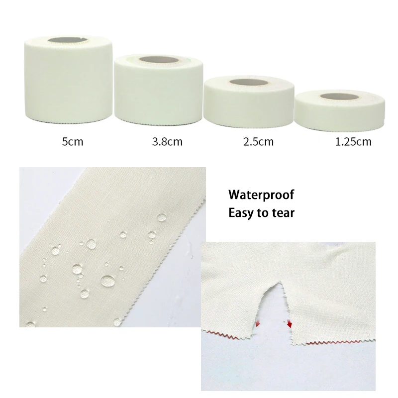 Bilink 2.5*91 Easy to tear hot melt latex free no allergernic cotton cloth adhesive strapping tape Muscle Athletic Protect Tape
