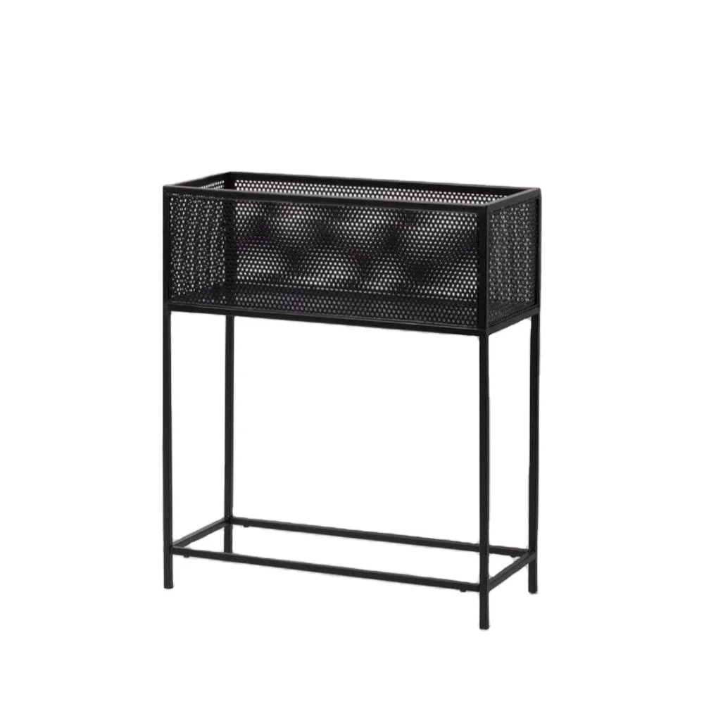 Trade assurance outdoor garden metal round foldable flower pots planter outdoor copper planters