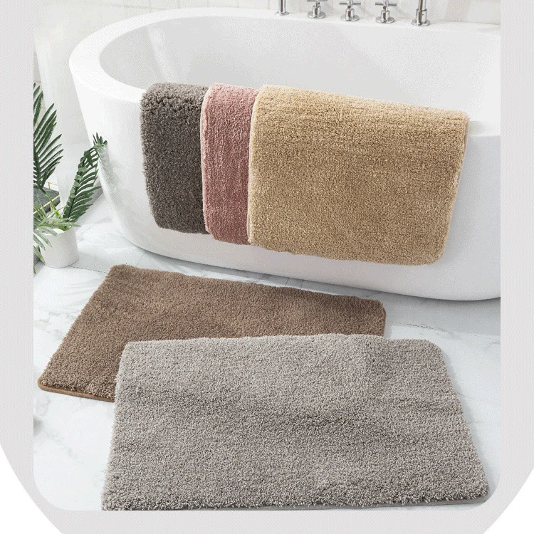 K & B Microfiber polyester Fluffy Non-slip Bath Mat Bathroom Absorbent Mat Kitchen Rugs