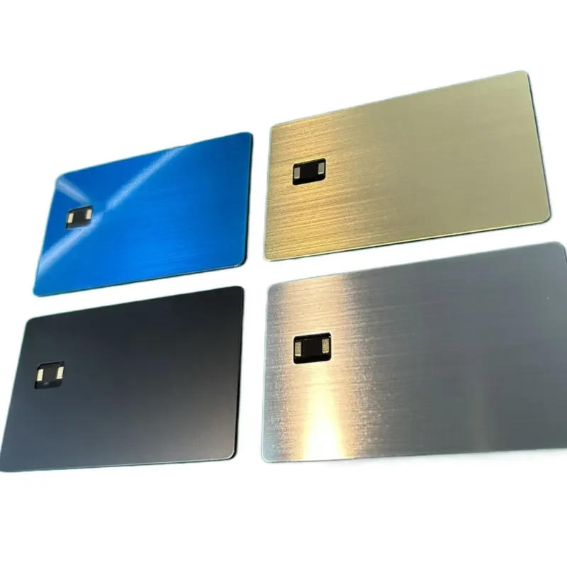 Hot Selling Dual Interface Blank Metal Card Bank Contactless Payment Metal Credit Card With Magnetic Stripe and Signature